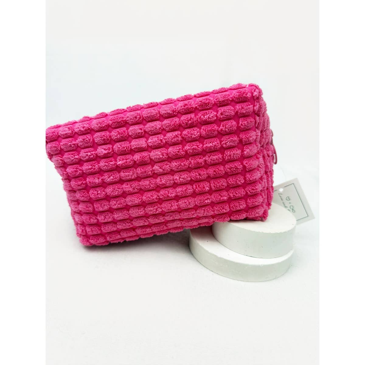 Soft Puff Textured Light Weight Cosmetic Bag