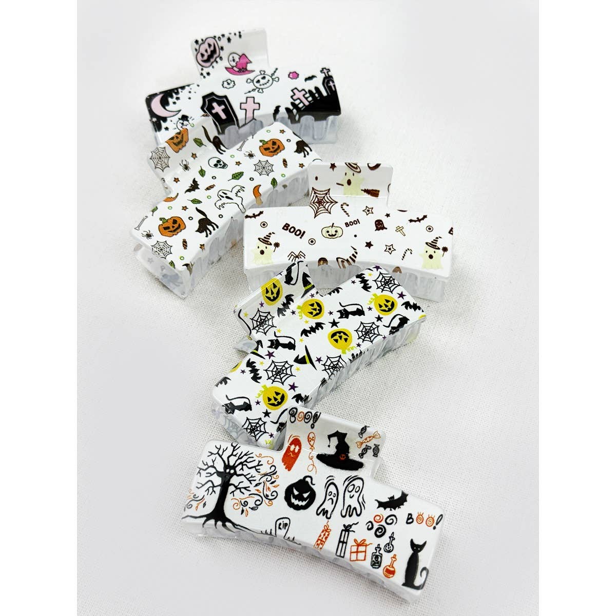 Variety Halloween Theme Hair Claw Clip