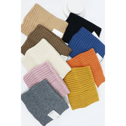Solid Winter Knit Headband Neck Wamer