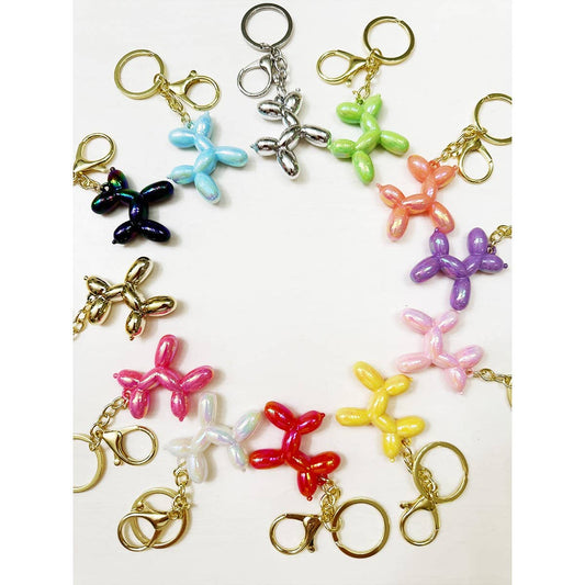 Colorful Puppy Theme Keychain