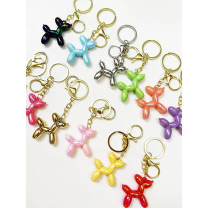 Colorful Puppy Theme Keychain