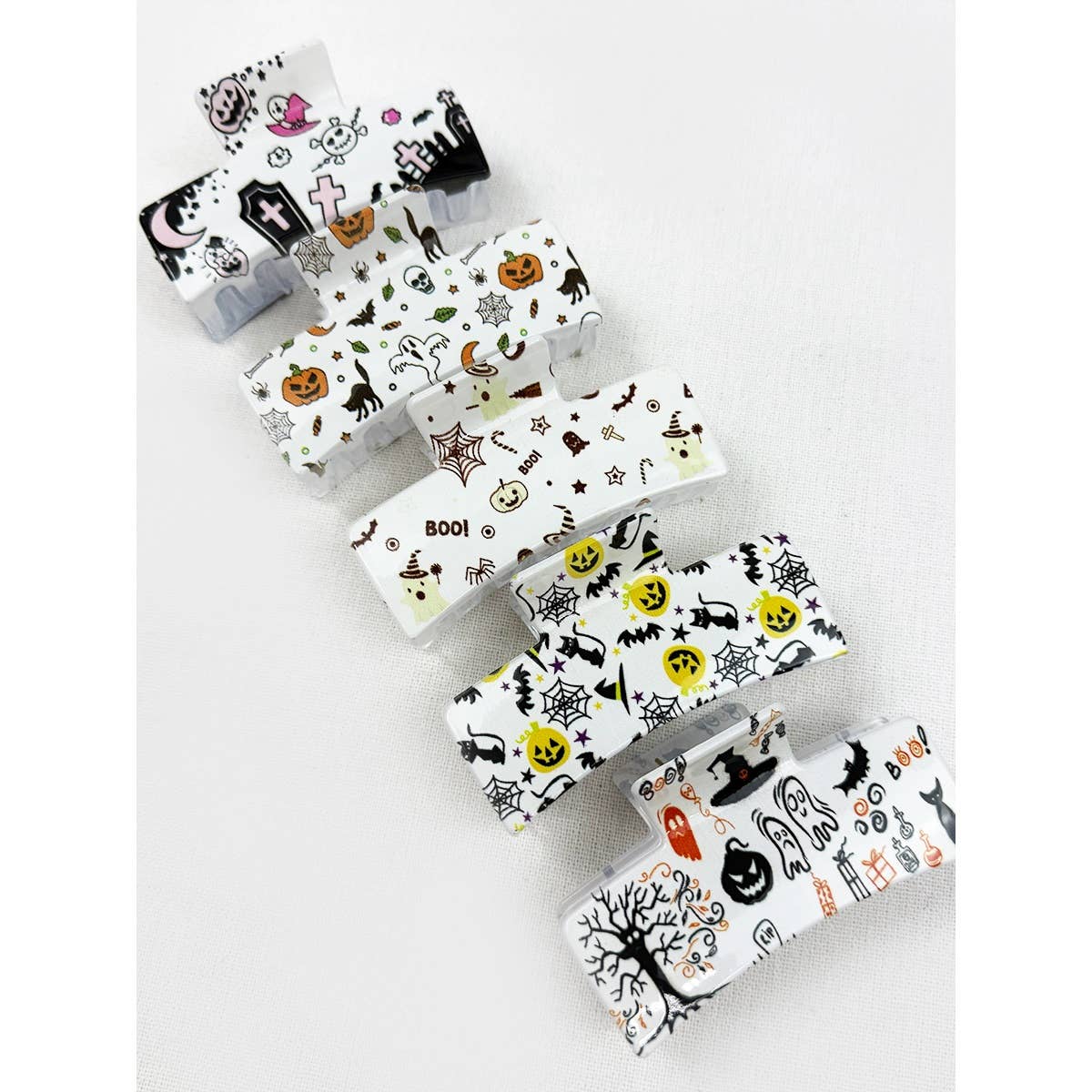 Variety Halloween Theme Hair Claw Clip