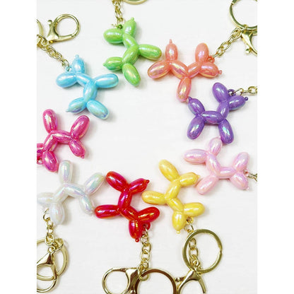 Colorful Puppy Theme Keychain