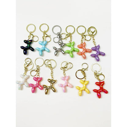 Colorful Puppy Theme Keychain