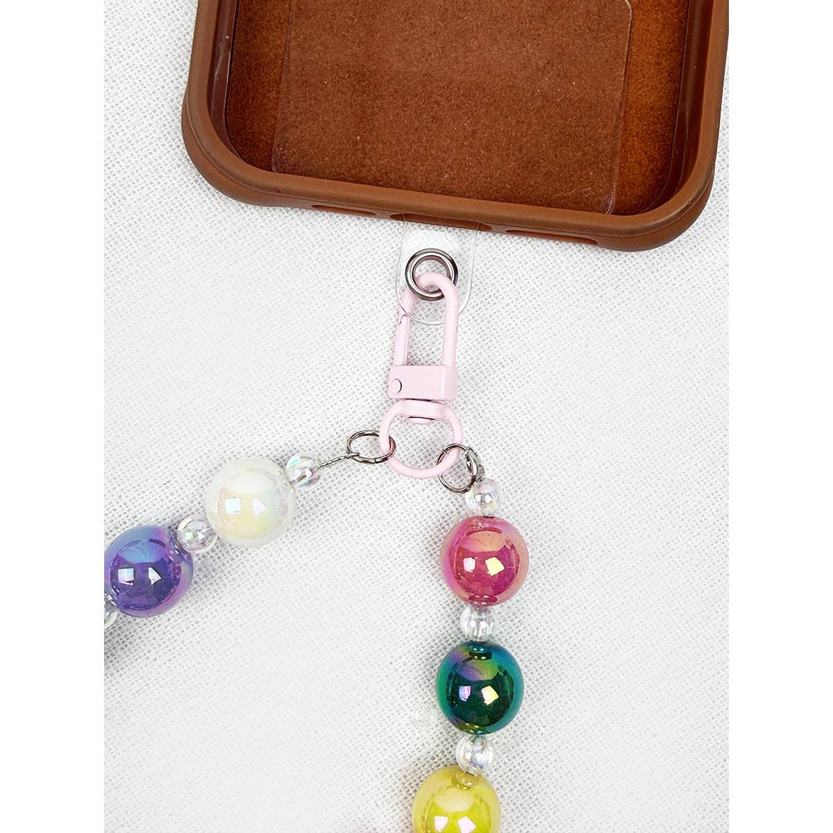 Colorful Bow Mixed Bead keychain wristlet