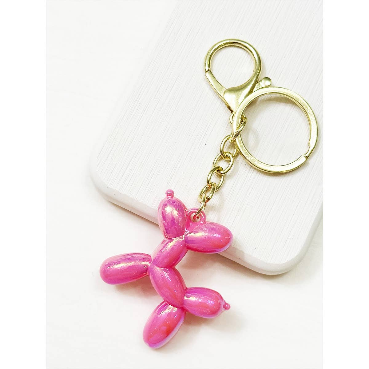 Colorful Puppy Theme Keychain